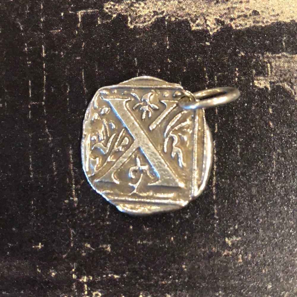 Letter “X” Century Insignia Charm Waxing Poetic